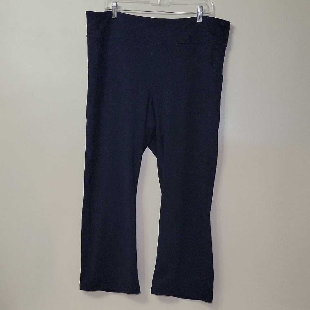J. Jill Fit Rhodes Pants Navy Pull-on Pockets Size XL Petite‎ NWOT